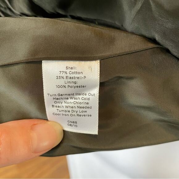 Talbots Women’s Blazer Medium Green Velvet Military Style Double Breasted Jacket - Picture 6 of 11